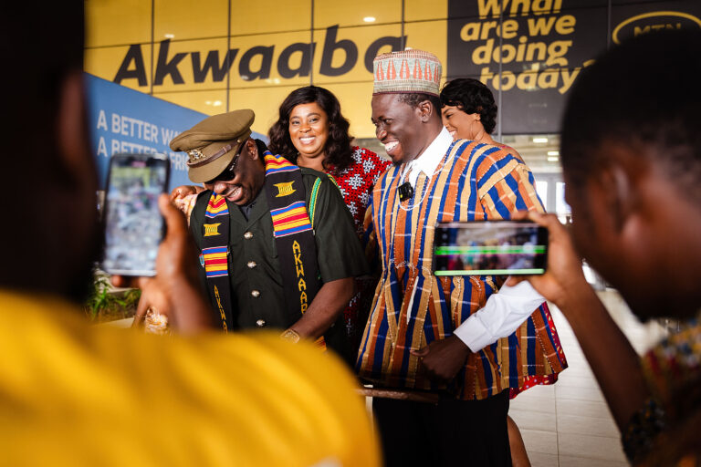 Nollywood Legend Segun Arinze Arrives In Ghana Ahead Of The Black Star (The Teacher Of Africa) Stage Play